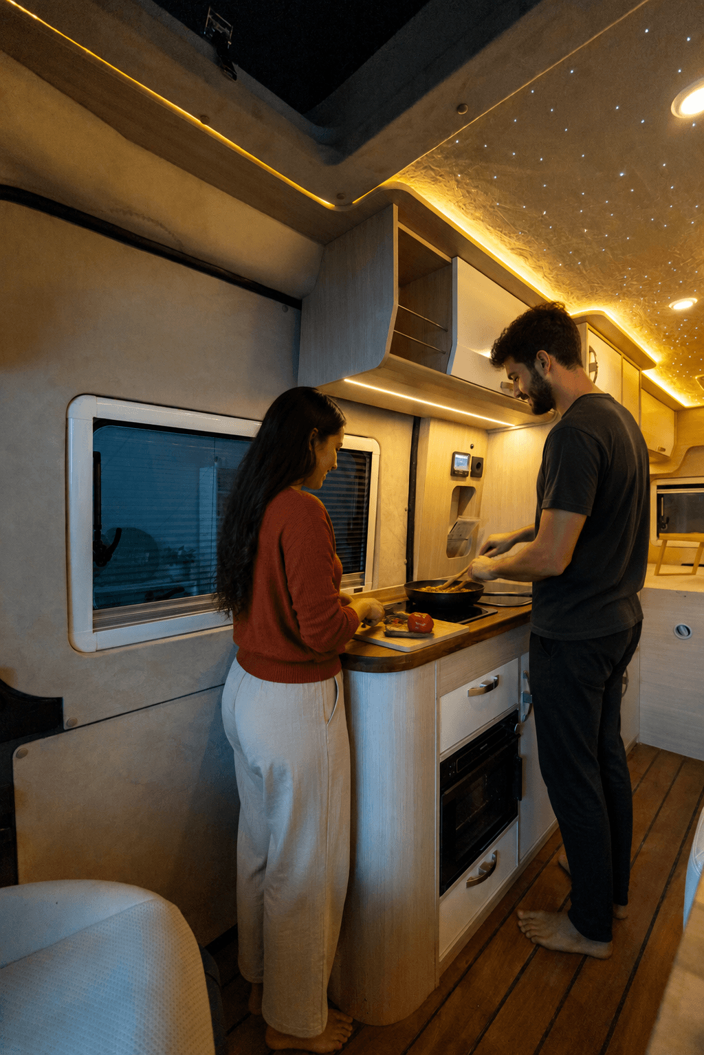 Karavan mobilya ve iç yaşam alanı