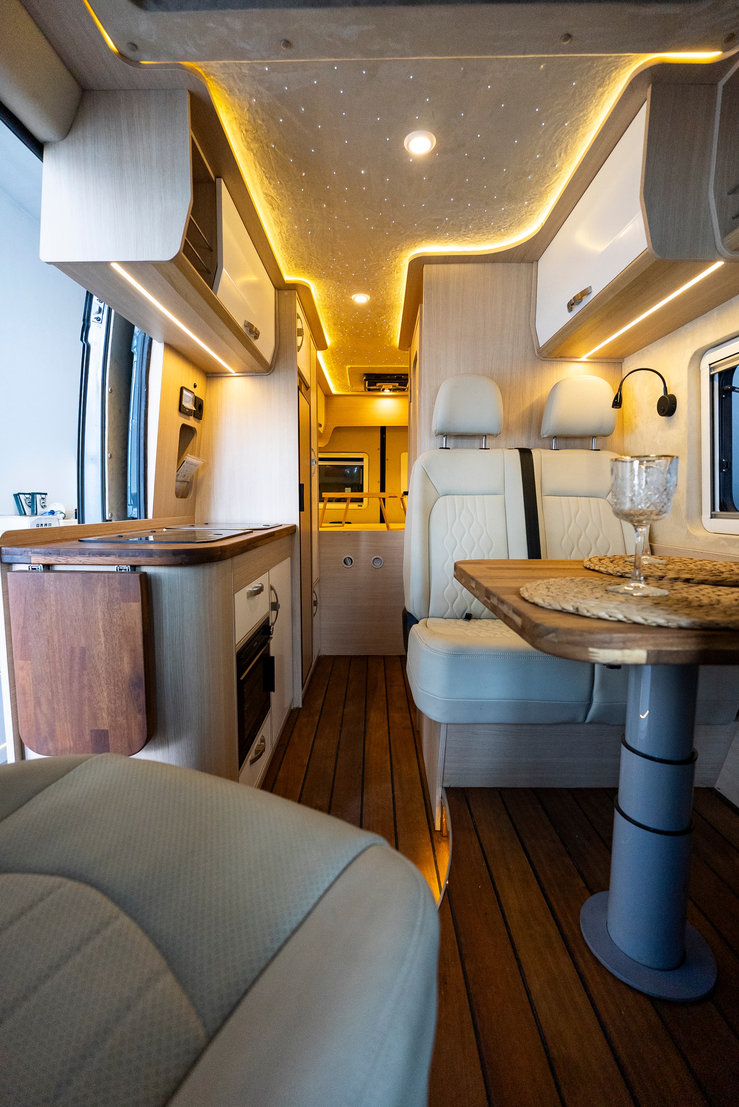 Timeless Karavan kaliteli iç tasarım ve üretim detayları